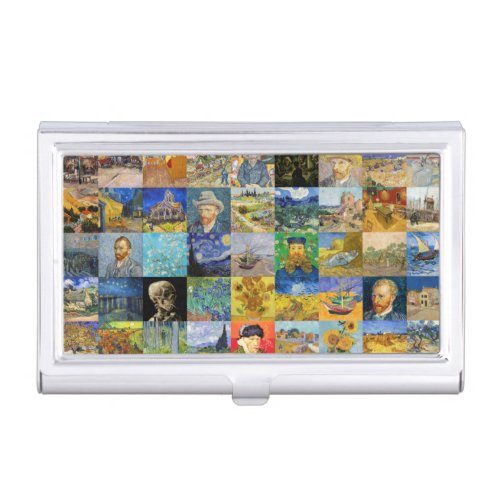 Vincent van Gogh _ Masterpieces Mosaic Patchwork Business Card Case