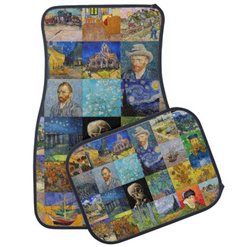 Vincent van Gogh _ Masterpieces Mosaic Patchwork Car Floor Mat