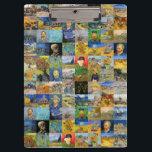 Vincent van Gogh - Masterpieces Mosaic Patchwork Clipboard<br><div class="desc">Vincent van Gogh - Masterpieces Mosaic Patchwork,  Grid</div>
