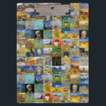 Vincent van Gogh - Masterpieces Mosaic Patchwork Clipboard<br><div class="desc">Vincent van Gogh - Masterpieces Mosaic Patchwork,  Grid</div>