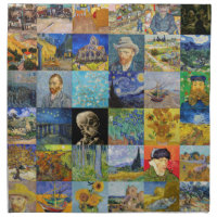 Vincent van Gogh - Masterpieces Mosaic Patchwork