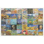 Vincent van Gogh - Masterpieces Mosaic Patchwork Fabric