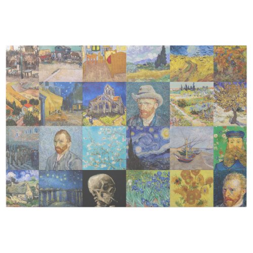 Vincent van Gogh _ Masterpieces Mosaic Patchwork Gallery Wrap