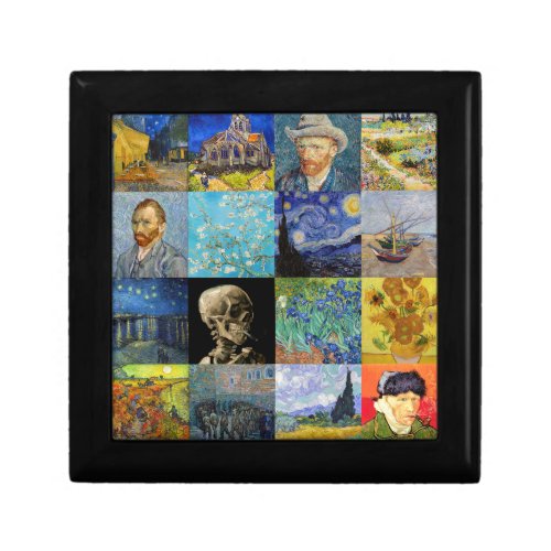 Vincent van Gogh _ Masterpieces Mosaic Patchwork Gift Box