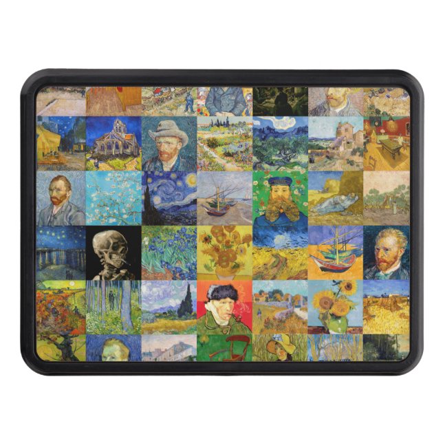 Vincent van Gogh - Masterpieces Mosaic Patchwork Hitch Cover (Front)