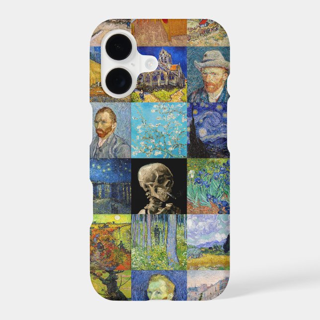 Vincent van Gogh - Masterpieces Mosaic Patchwork Iphone Case (Back)