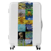 Vincent van Gogh - Masterpieces Mosaic Patchwork Luggage Tag