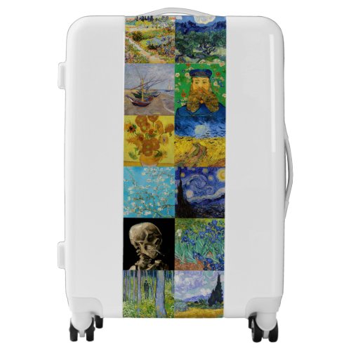 Vincent van Gogh _ Masterpieces Mosaic Patchwork Luggage