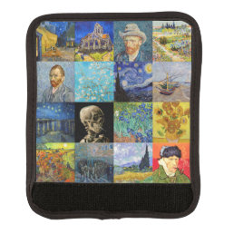 Vincent van Gogh - Masterpieces Mosaic Patchwork Luggage Handle Wrap