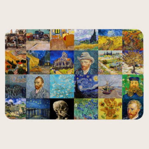 Vincent van Gogh - Masterpieces Mosaic Patchwork Magnet
