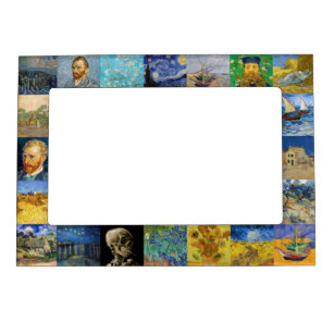 Vincent van Gogh - Masterpieces Mosaic Patchwork Magnetic Frame