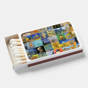 Vincent van Gogh - Masterpieces Mosaic Patchwork Matchboxes