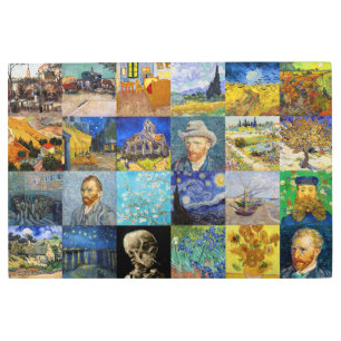Vincent van Gogh - Masterpieces Mosaic Patchwork Metal Print
