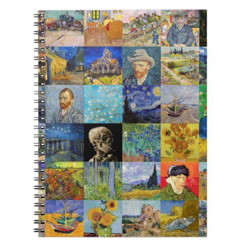 Vincent van Gogh _ Masterpieces Mosaic Patchwork Notebook