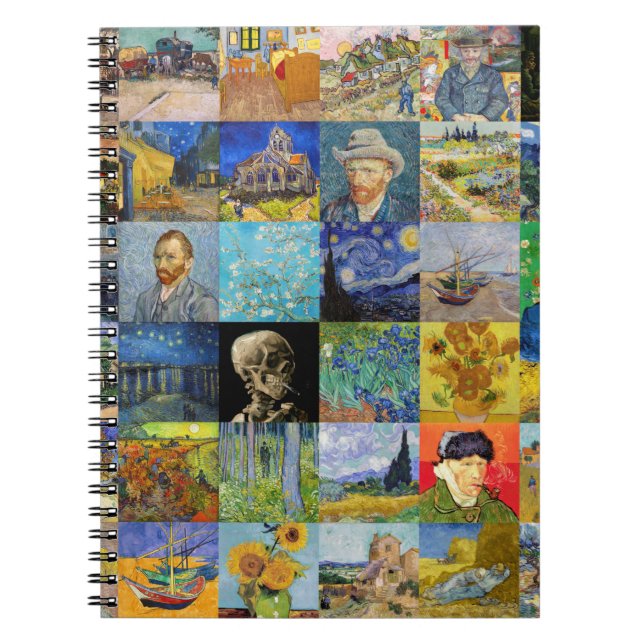 Vincent van Gogh - Masterpieces Mosaic Patchwork Notebook (Front)