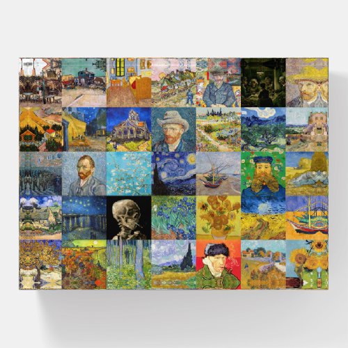 Vincent van Gogh _ Masterpieces Mosaic Patchwork Paperweight