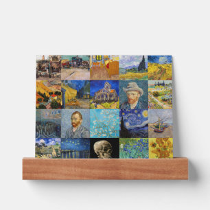 Vincent van Gogh - Masterpieces Mosaic Patchwork Picture Ledge