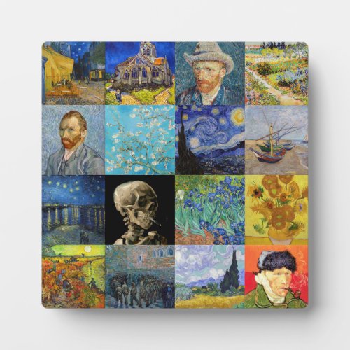 Vincent van Gogh _ Masterpieces Mosaic Patchwork Plaque