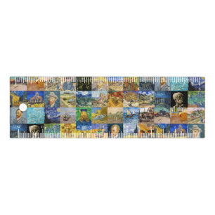Vincent van Gogh - Masterpieces Mosaic Patchwork Ruler