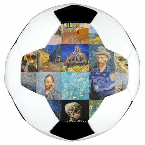 Vincent van Gogh _ Masterpieces Mosaic Patchwork Soccer Ball