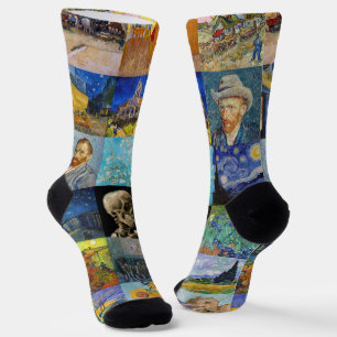 Vincent van Gogh - Masterpieces Mosaic Patchwork Socks