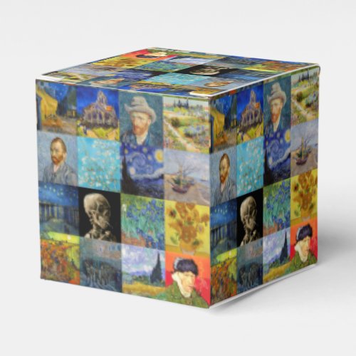 Vincent van Gogh _ Masterpieces Mosaic Patchwork T Favor Boxes