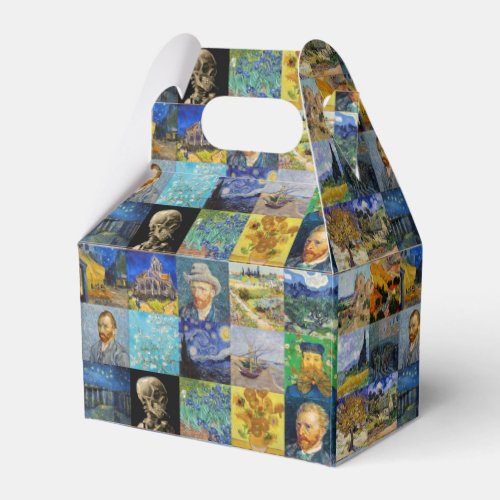 Vincent van Gogh _ Masterpieces Mosaic Patchwork T Favor Boxes