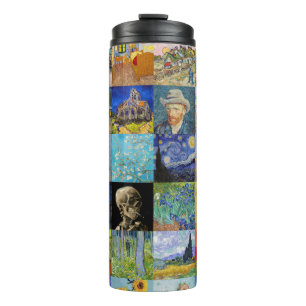 Vincent van Gogh - Masterpieces Mosaic Patchwork Thermal Tumbler