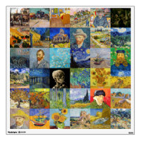 Vincent van Gogh - Masterpieces Mosaic Patchwork
