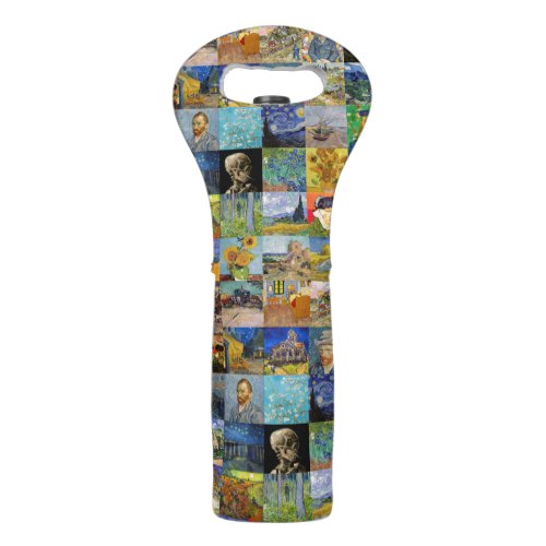 Vincent van Gogh _ Masterpieces Mosaic Patchwork Wine Bag