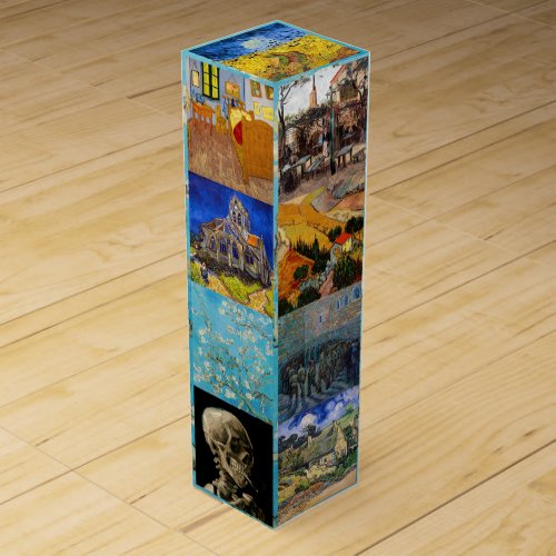 Vincent van Gogh _ Masterpieces Mosaic Patchwork Wine Box