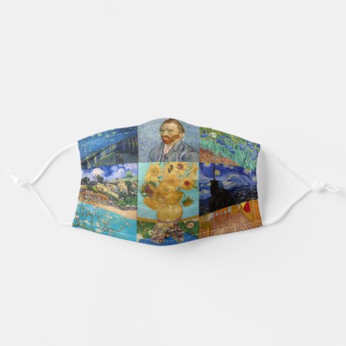 Vincent Van Gogh _ Masterpieces Patchwork Adult Cloth Face Mask