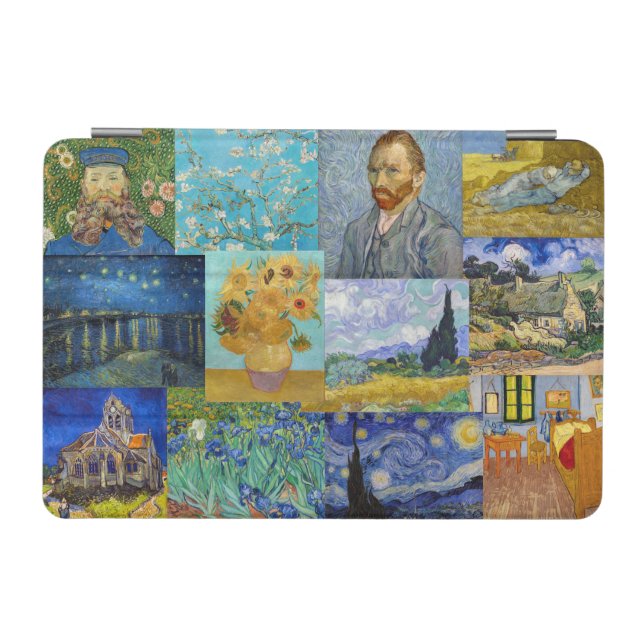 Vincent Van Gogh - Masterpieces Patchwork iPad Mini Cover (Horizontal)