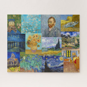 Vincent Van Gogh - Masterpieces Patchwork Jigsaw Puzzle