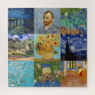 Vincent Van Gogh - Masterpieces Patchwork Jigsaw Puzzle