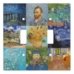 Vincent Van Gogh - Masterpieces Patchwork Light Switch Cover