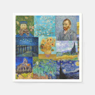 Vincent Van Gogh - Masterpieces Patchwork Napkins