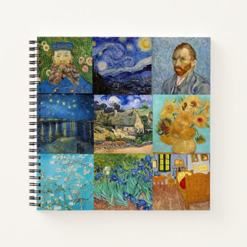 Vincent Van Gogh _ Masterpieces Patchwork Notebook