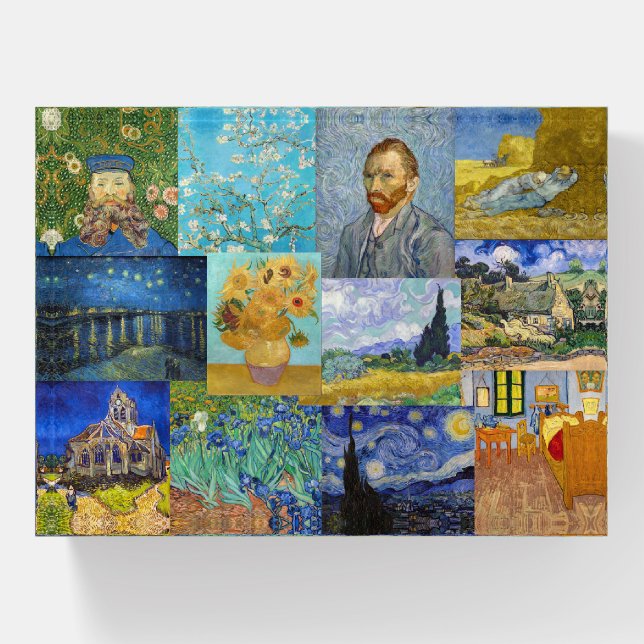 Vincent Van Gogh - Masterpieces Patchwork Paperweight (Front)