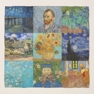 Vincent Van Gogh - Masterpieces Patchwork Scarf