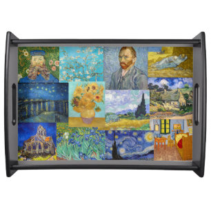 Vincent Van Gogh - Masterpieces Patchwork Serving Tray