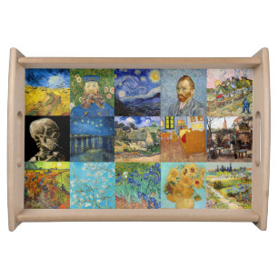Vincent Van Gogh - Masterpieces Patchwork Serving Tray