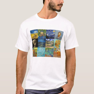 Vincent Van Gogh - Masterpieces Patchwork T-Shirt