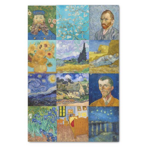 Vincent Van Gogh _ Masterpieces Patchwork Tissue Paper