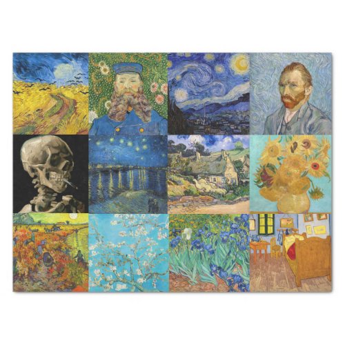 Vincent Van Gogh _ Masterpieces Patchwork Tissue Paper