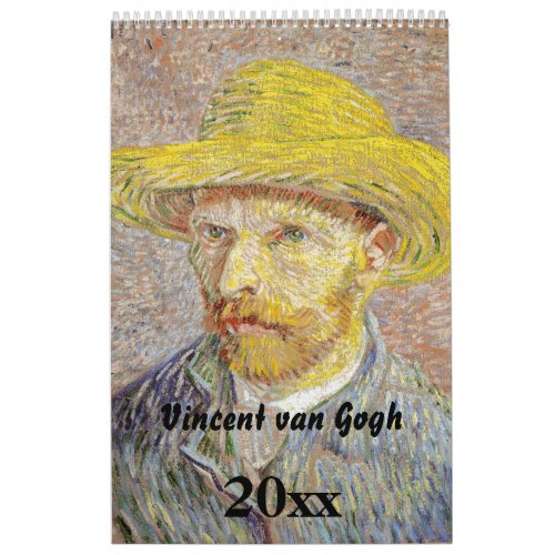 Vincent van Gogh Masterpieces Selection Calendar