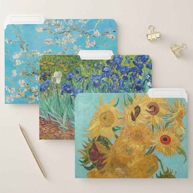 Vincent Van Gogh - Masterpieces Selection File Folder (Set)