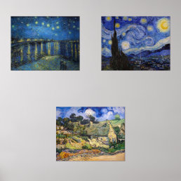 Vincent Van Gogh - Masterpieces Selection Wall Art Sets