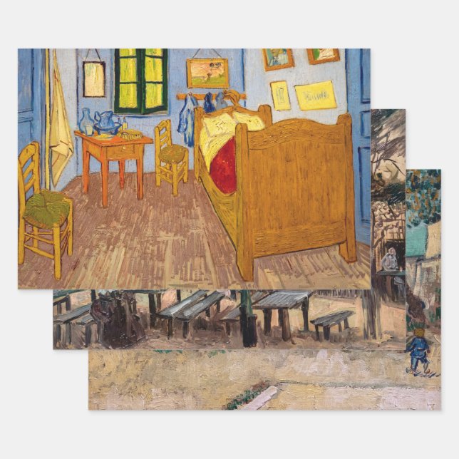 Vincent Van Gogh - Masterpieces Selection Wrapping Paper Sheets (Set)