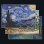 Vincent Van Gogh - Masterpieces Selection Wrapping Paper Sheets<br><div class="desc">Vincent Van Gogh - Masterpieces Selection</div>